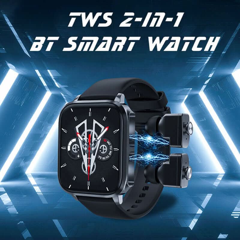 ⌚ Montre Connectée 2-en-1 avec Écouteurs Bluetooth