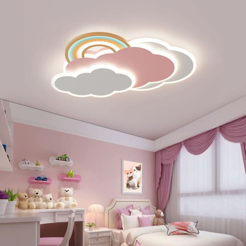 Plafonnier Enfant Nuage Arc-en-Cie