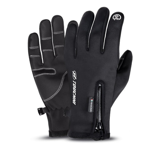 Gants chauffants cyclisme – polyester imperméable, écran tactile, rechargeables, usage extérieur hiver