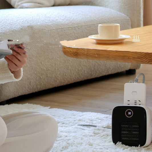 Chauffage de bureau sans pales – souffleur d’air chaud à chauffe rapide, compact, norme EU/US/JP