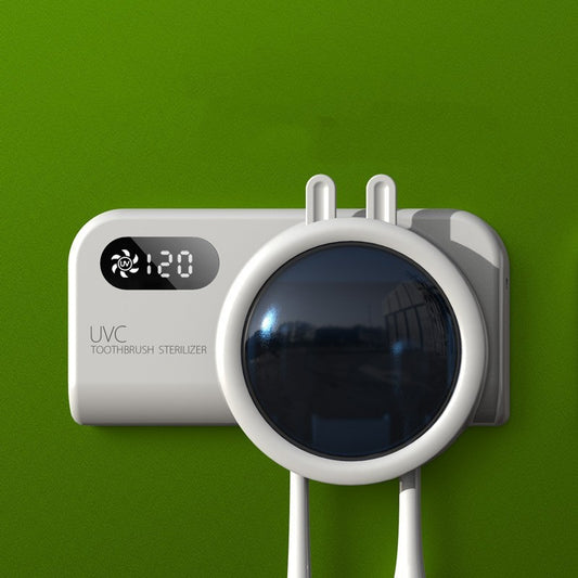 Two-person UV Toothbrush Disinfection Storage Rack Storage