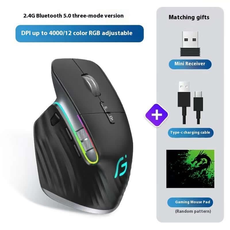 Souris Bluetooth Sans Fil Rechargeable