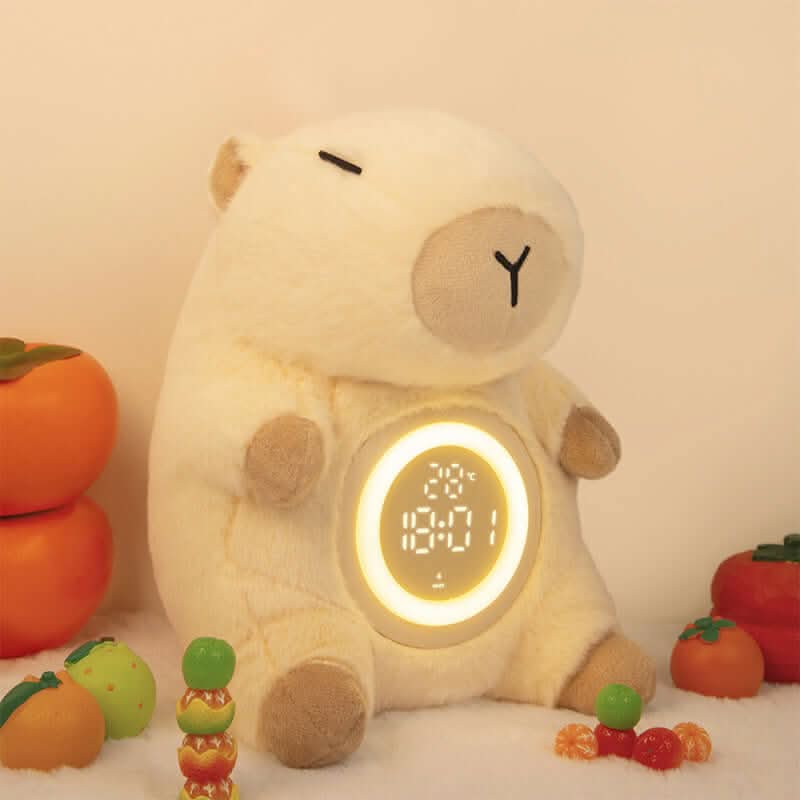 Capibara– Réveil lumineux en peluche