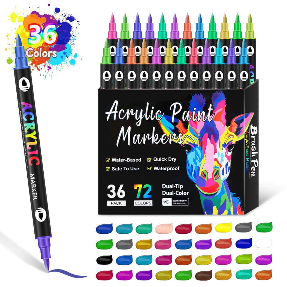 Marqueur Acrylique Double Pointe