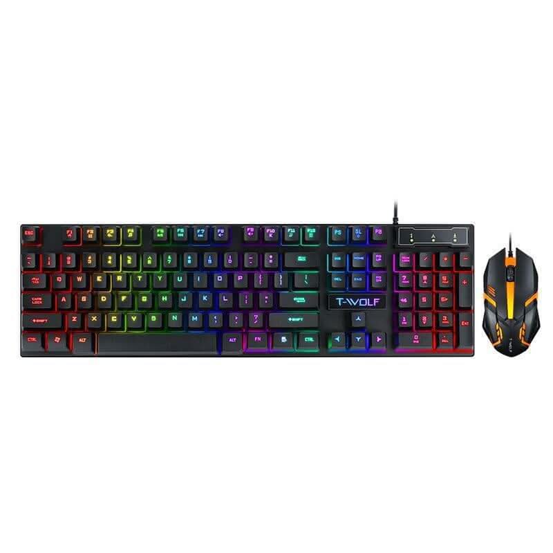 Combo Clavier & Souris Gaming T-WOLF TF200
