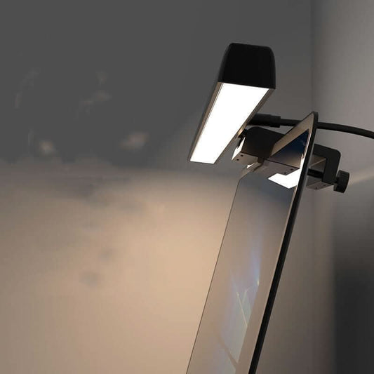 Lampe suspendue LED pour ordinateur portable – éclairage asymétrique, protection des yeux, Les Visionnaires