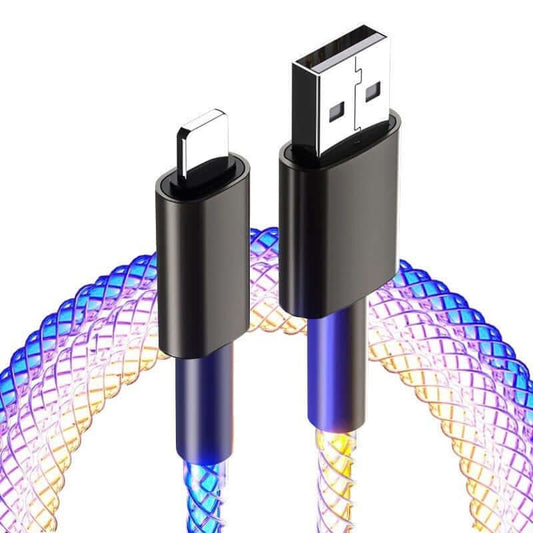 Câble USB-C lumineux RGB