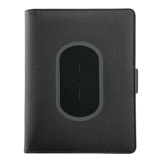 Carnet multifonction avec chargeur sans fil – organiseur A5, recharge mobile