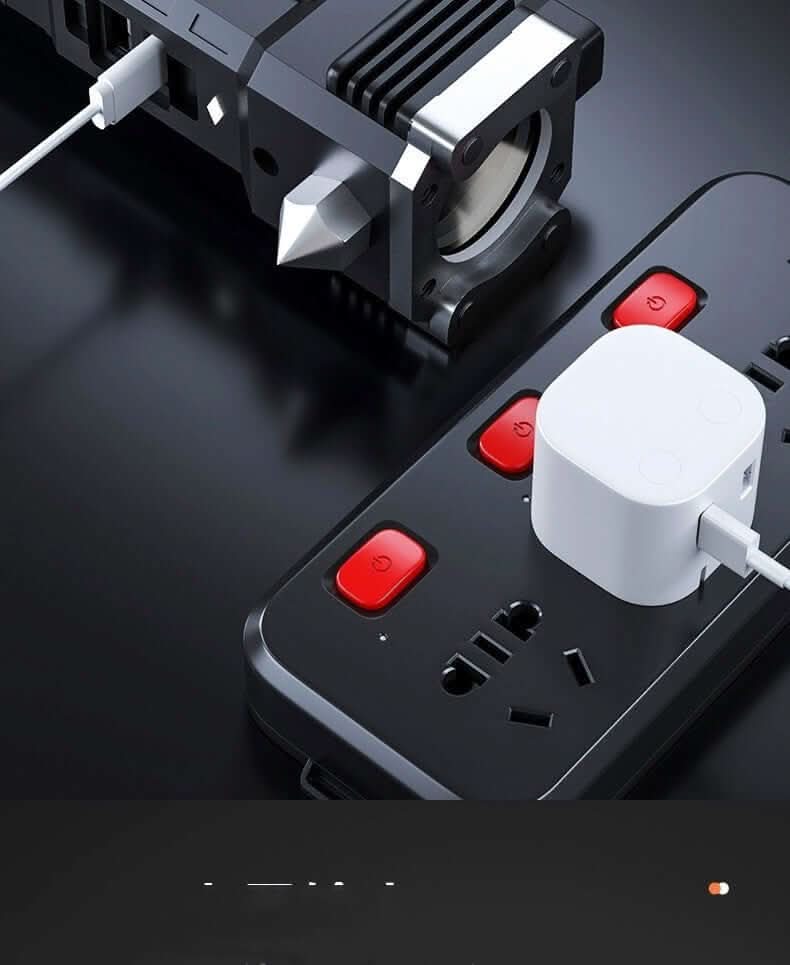 Batterie externe portable avec lampe LED puissante