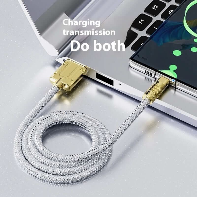 PD20W Diamond Braided Data Cable Type-c Charging Cable