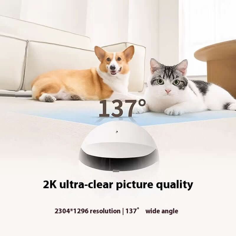 Robot Caméra Mobile Sans Fil pour Chat