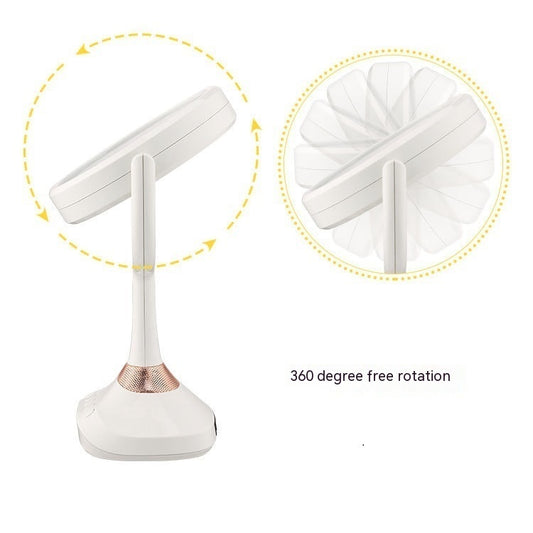 360-degree Rotating Magnifying Desktop Double-sided Cosmetic Mirror
