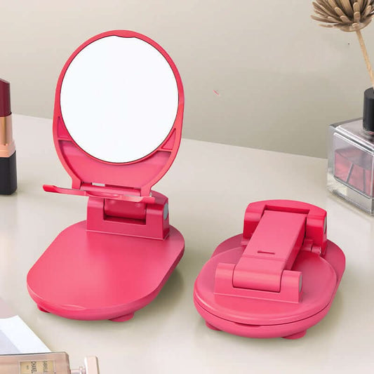Support de téléphone miroir pour femme