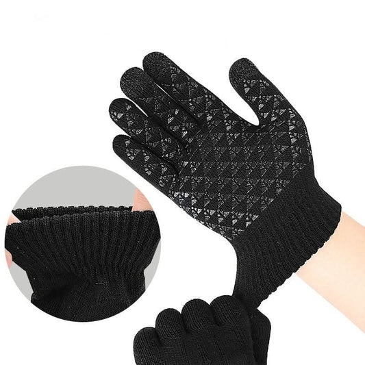 Gants chauffants USB – tricot épaissi thermique, confort hivernal