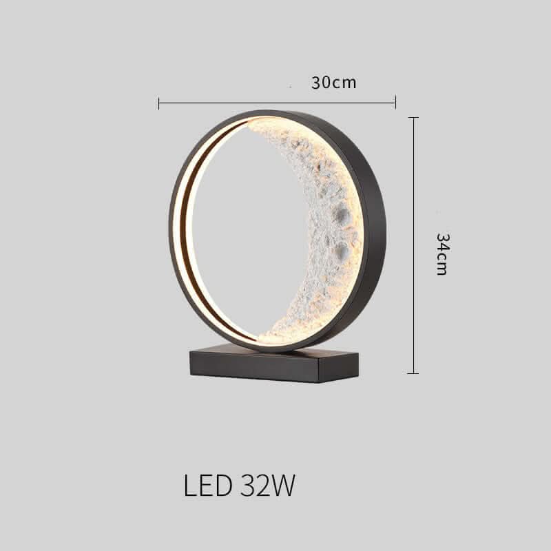 Lampe de table croissant