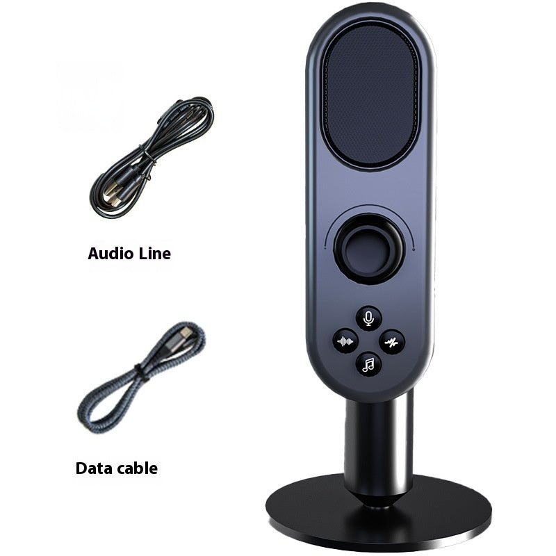 USB Capacitor Computer Cellphone Sound Card Microphone