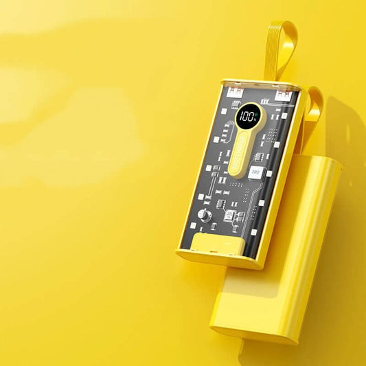 Batterie rechargeable transparente