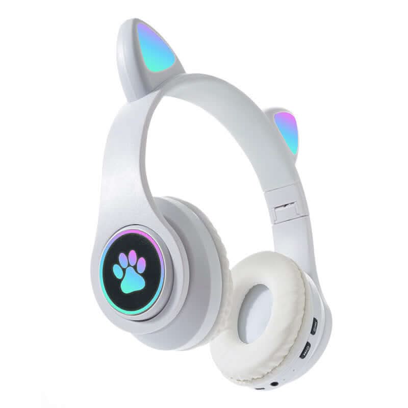 Casque Lumineux à Oreilles de Chat