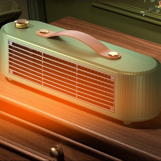 Mini chauffage portable de bureau – souffleur d’air chaud compact et silencieux