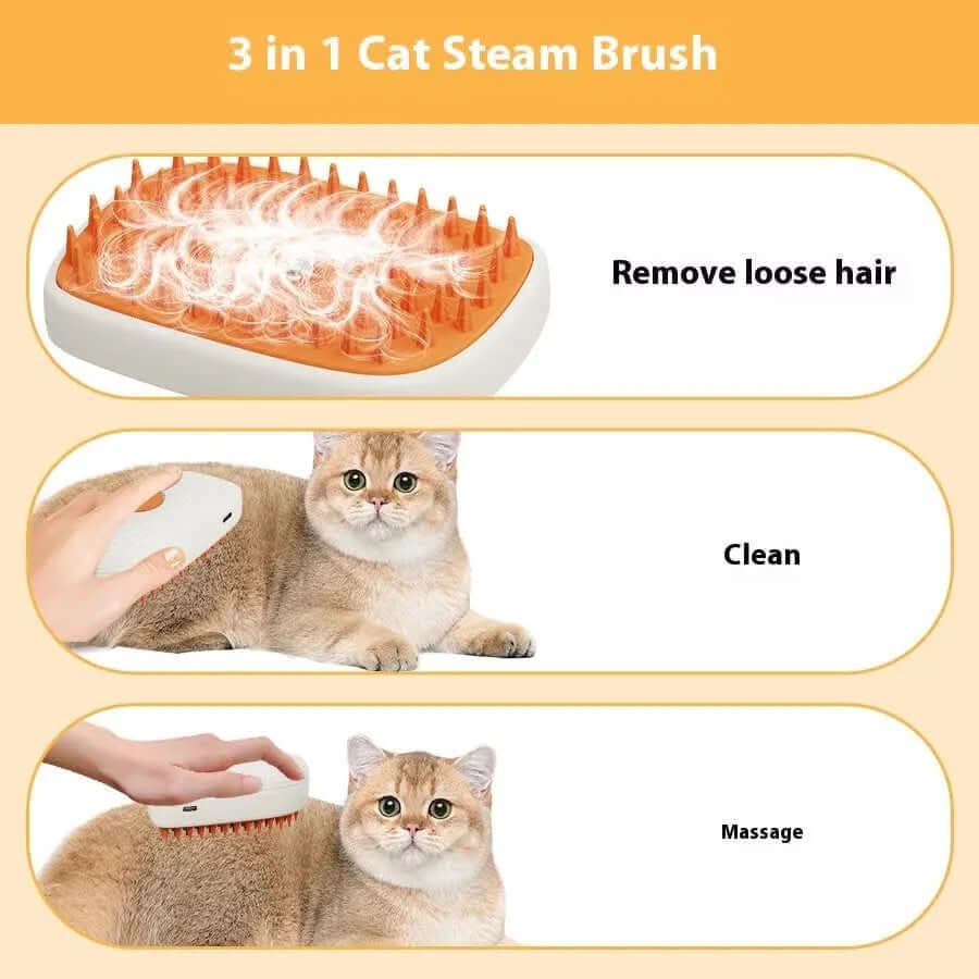 brosse à vapeur rechargeable pour animaux de compagie Les Visionnaires