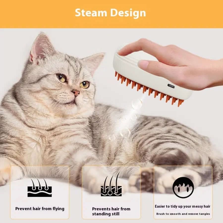 brosse à vapeur rechargeable pour animaux de compagie Les Visionnaires