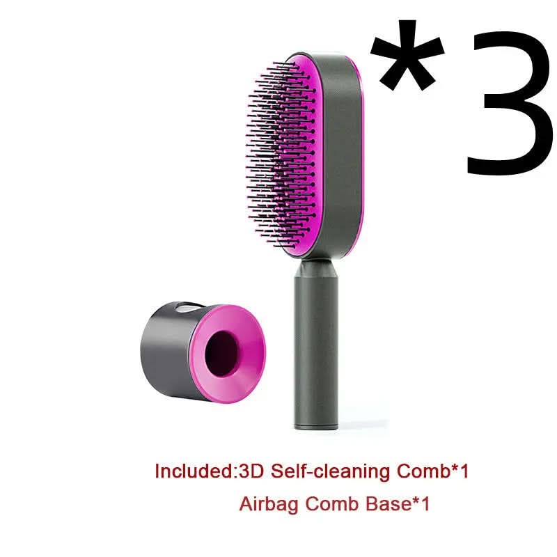 Brosse à cheveux autonettoyante pour femmes Les Visionnaires