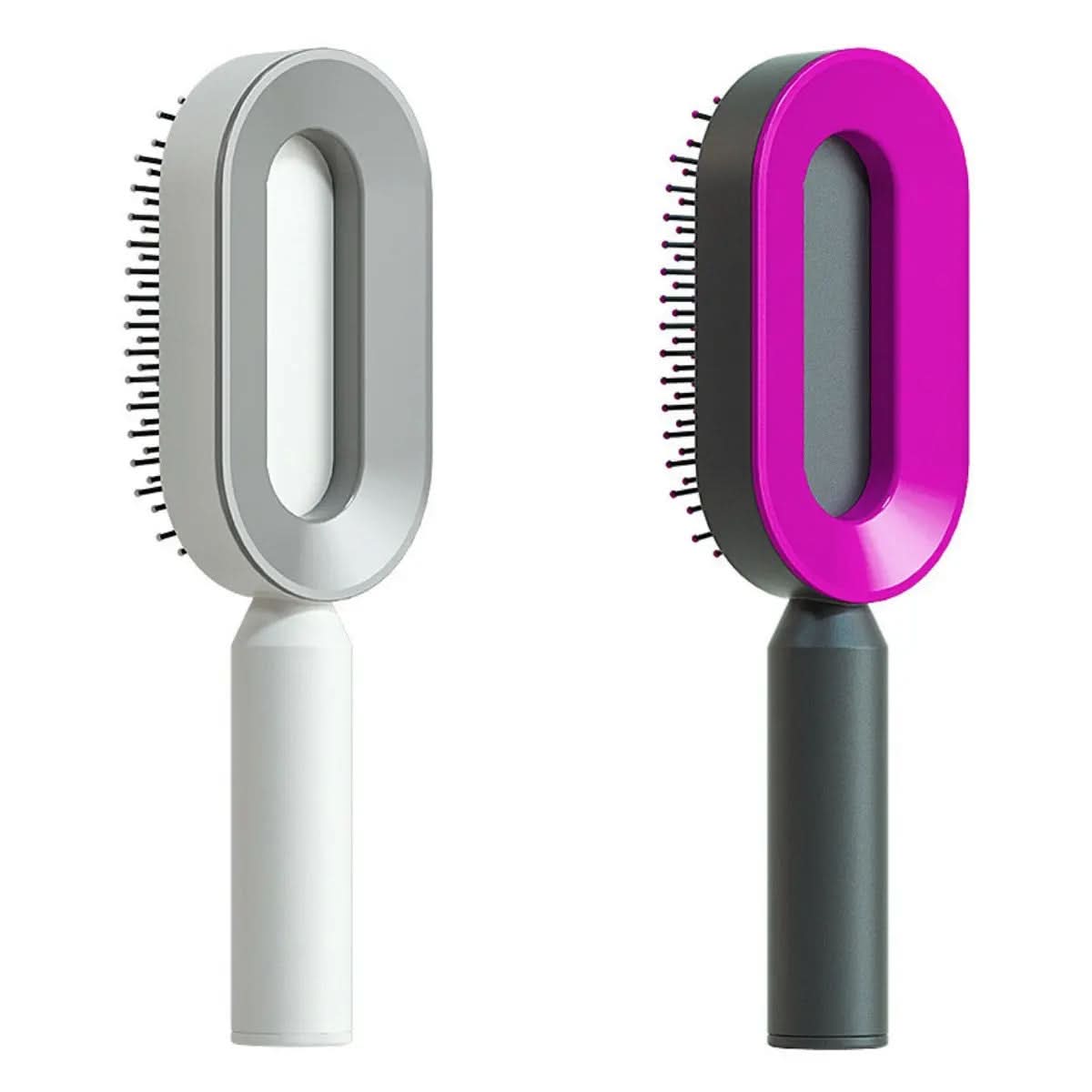 Brosse à cheveux autonettoyante pour femmes Les Visionnaires