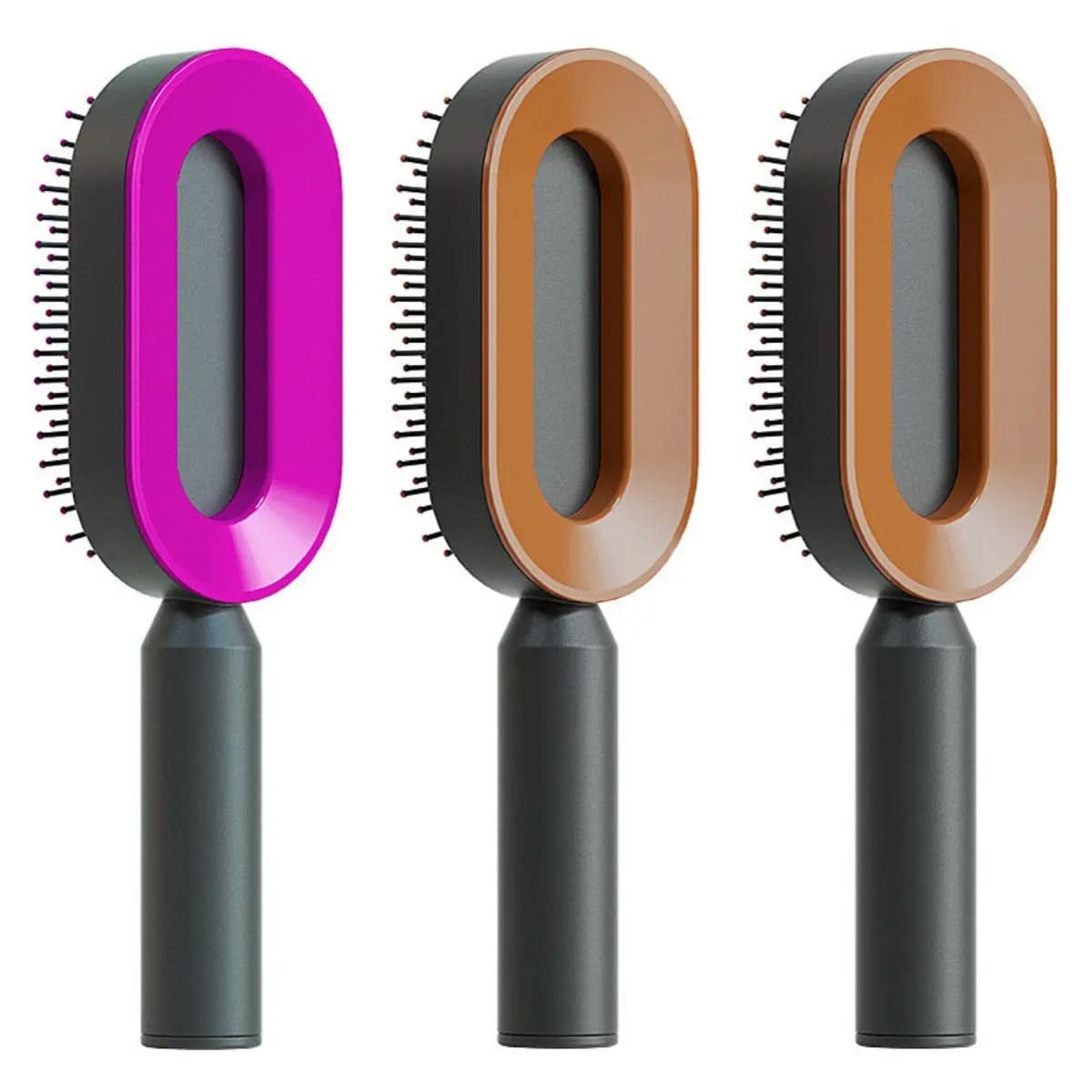 Brosse à cheveux autonettoyante pour femmes Les Visionnaires