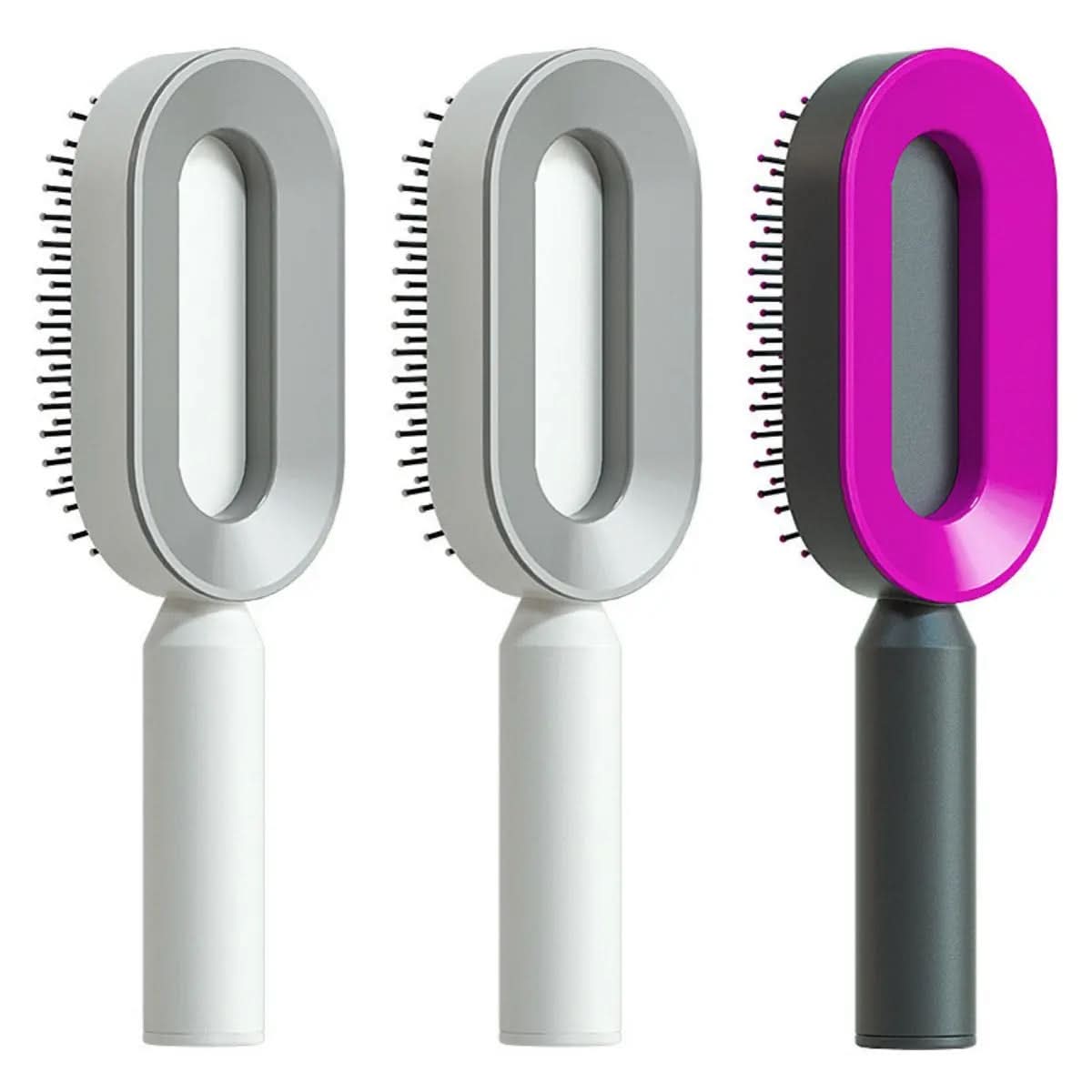 Brosse à cheveux autonettoyante pour femmes Les Visionnaires