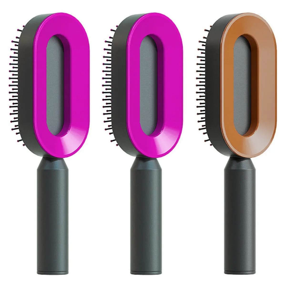 Brosse à cheveux autonettoyante pour femmes Les Visionnaires
