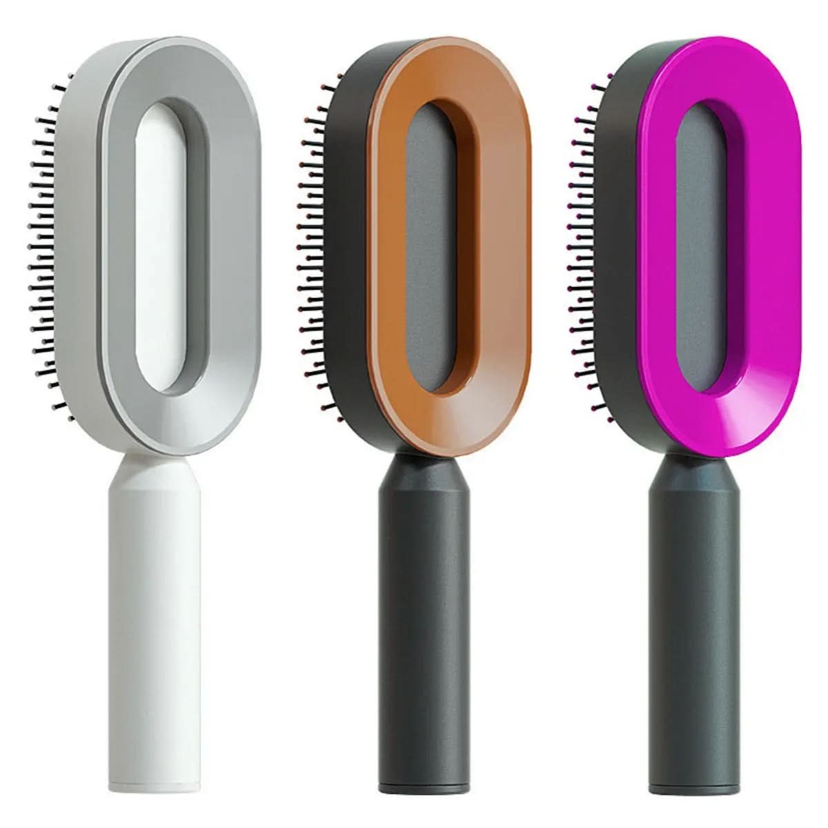 Brosse à cheveux autonettoyante pour femmes Les Visionnaires