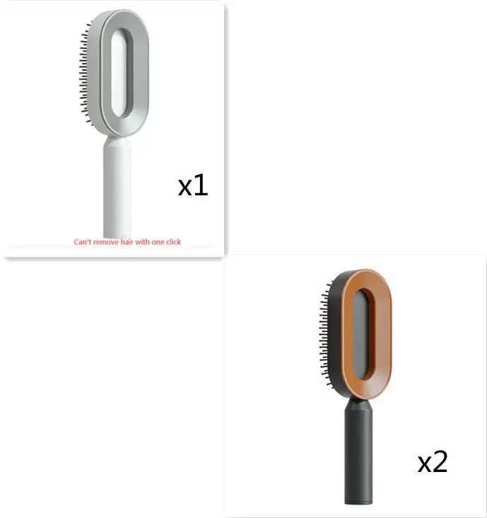 Brosse à cheveux autonettoyante pour femmes Les Visionnaires