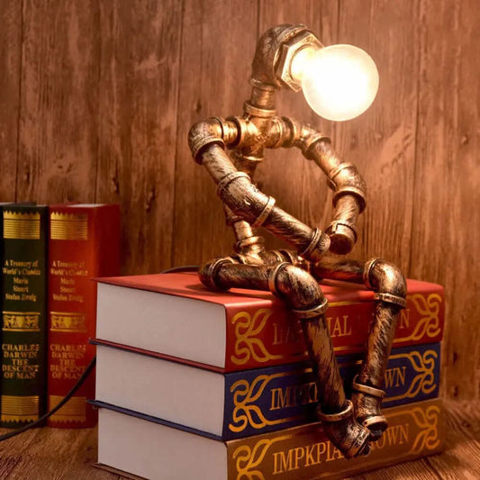 Lampe de table robot vintage Les Visionnaires