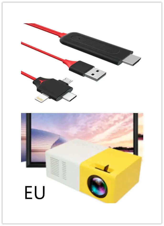 Mini projecteur portable YG300 HD LED Les Visionnaires