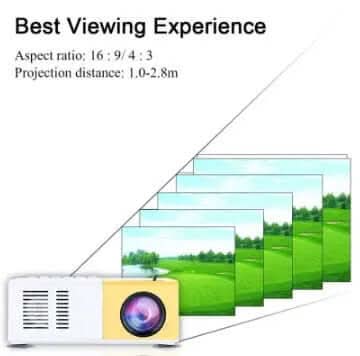 Mini projecteur portable YG300 HD LED Les Visionnaires