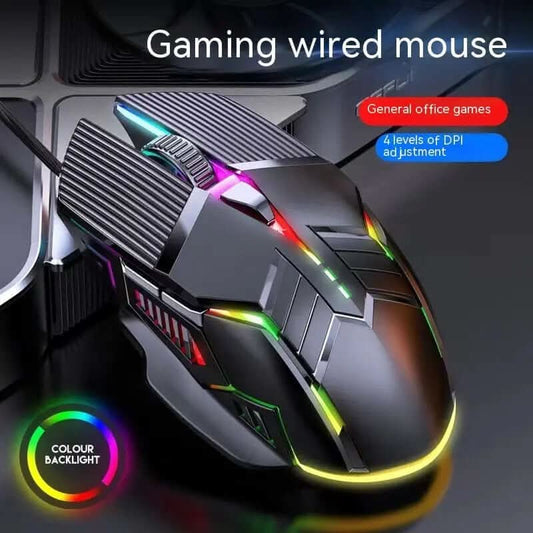 Souris filaire 6D - bureau et gaming - Les Visionnaires