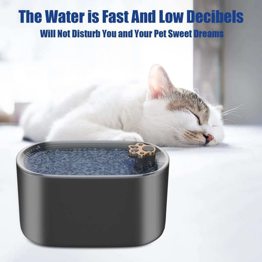 Fontaine à Eau Automatique 3L pour Chats et Chiens Les Visionnaires