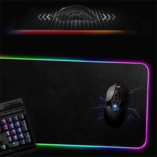 Tapis lumineux pour ordinateur, souris et clavier Les Visionnaires