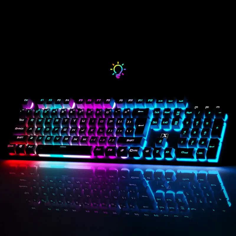 Ensemble clavier, souris et casque Steampunk Les Visionnaires