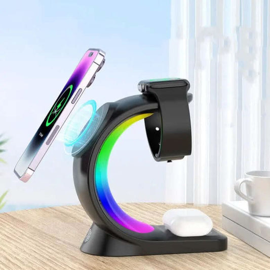 4 In 1 Magnetic Wireless Charger Les Visionnaires
