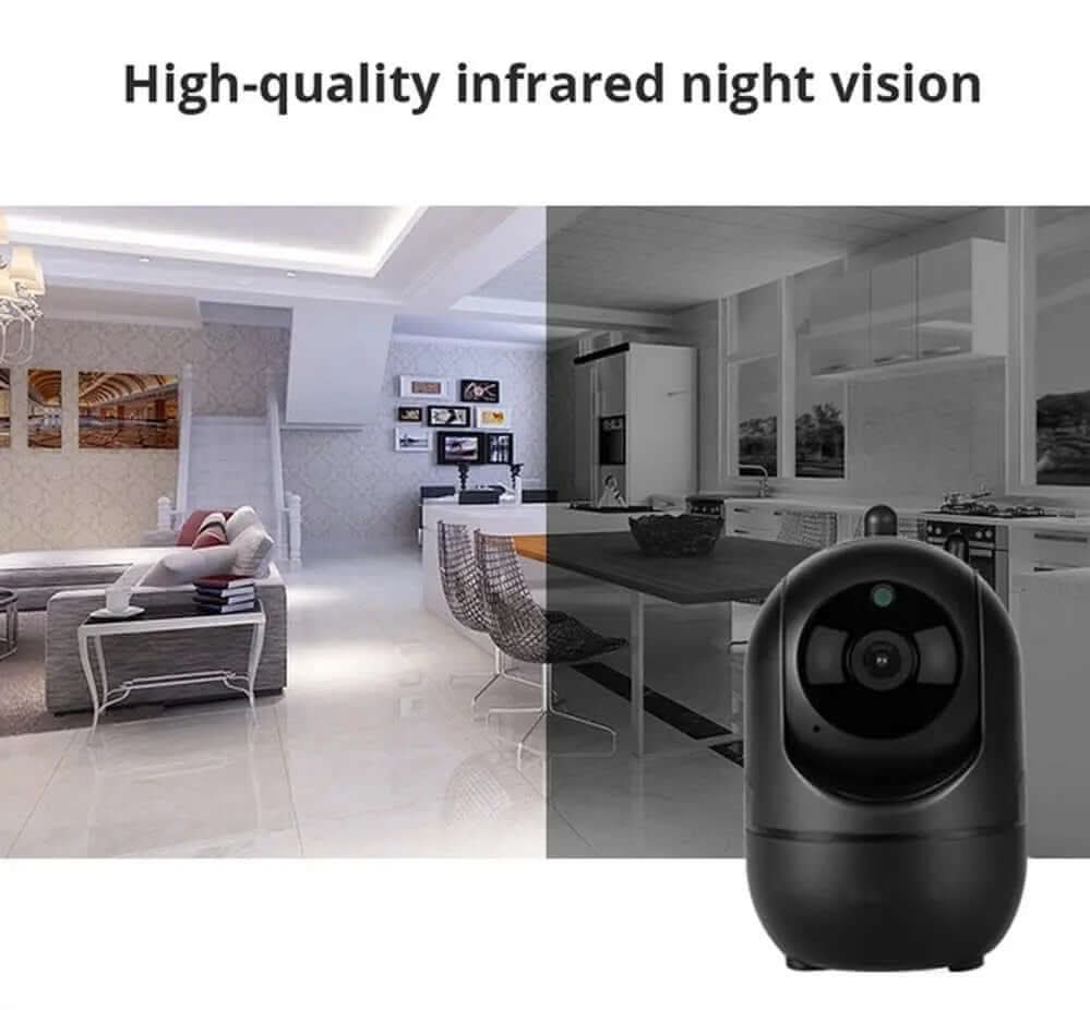 Caméra IP Sans Fil 1080P – Sécurité Intelligente et Suivi Automatique Les Visionnaires