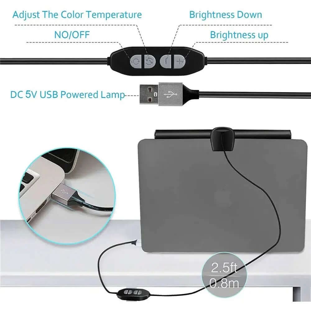 Barre lumineuse LED pour écran d'ordinateur Les Visionnaires