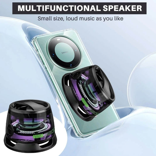 Enceinte Bluetooth portable G200 avec éclairage RGB, mini enceinte BT5.3 Les Visionnaires