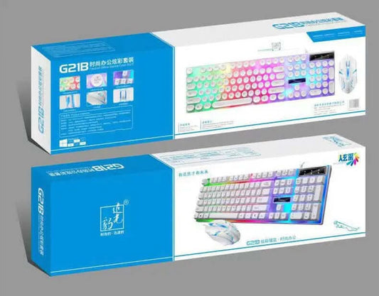 Kit clavier et souris lumineux Les Visionnaires