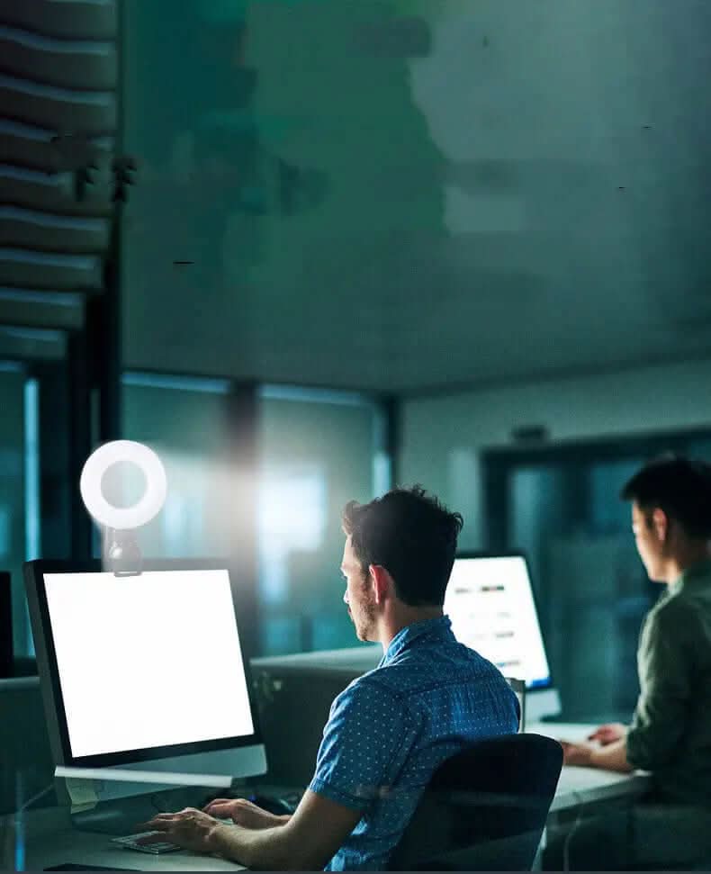 Lampe LED Annulaire pour Vidéoconférence et Photographie Les Visionnaires