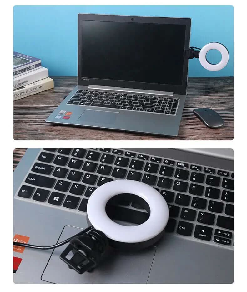 Lampe LED Annulaire pour Vidéoconférence et Photographie Les Visionnaires