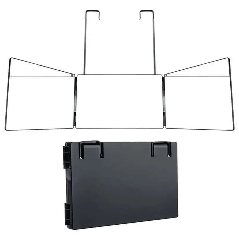 miroir de maquillage télescopique à trois faces Les Visionnaires
