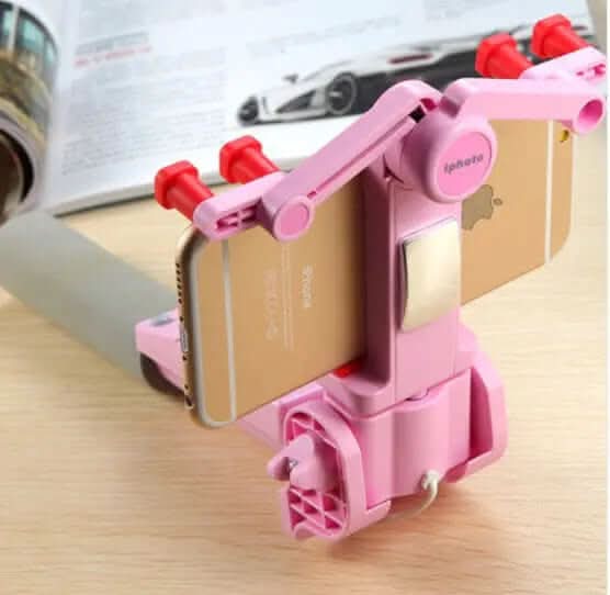 Perche à selfie panoramique Bluetooth PTZ à rotation 360° Les Visionnaires