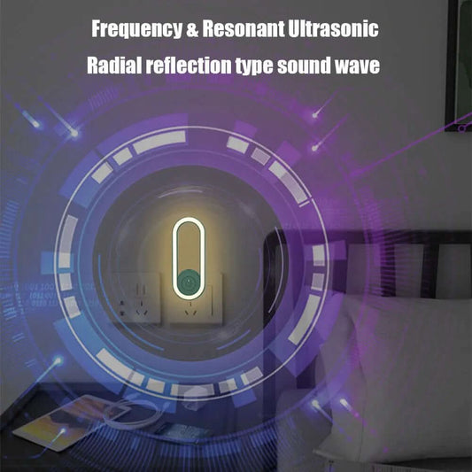 Répulsif Ultrasonique Anti-Moustiques avec Veilleuse LED Les Visionnaires