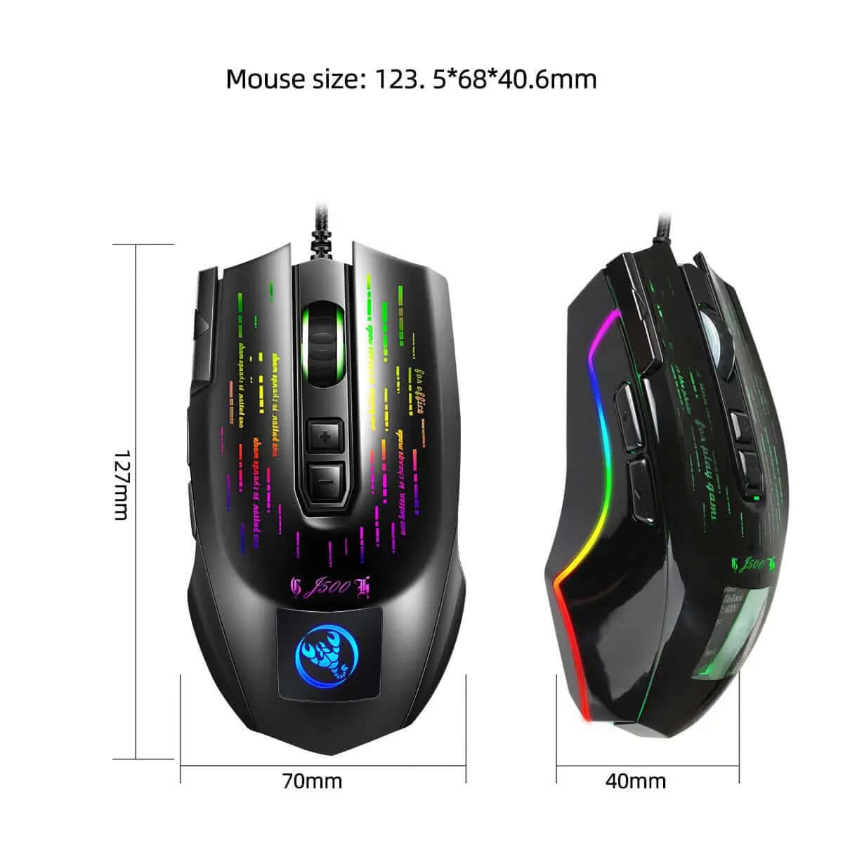 Souris gaming filaire Les Visionnaires